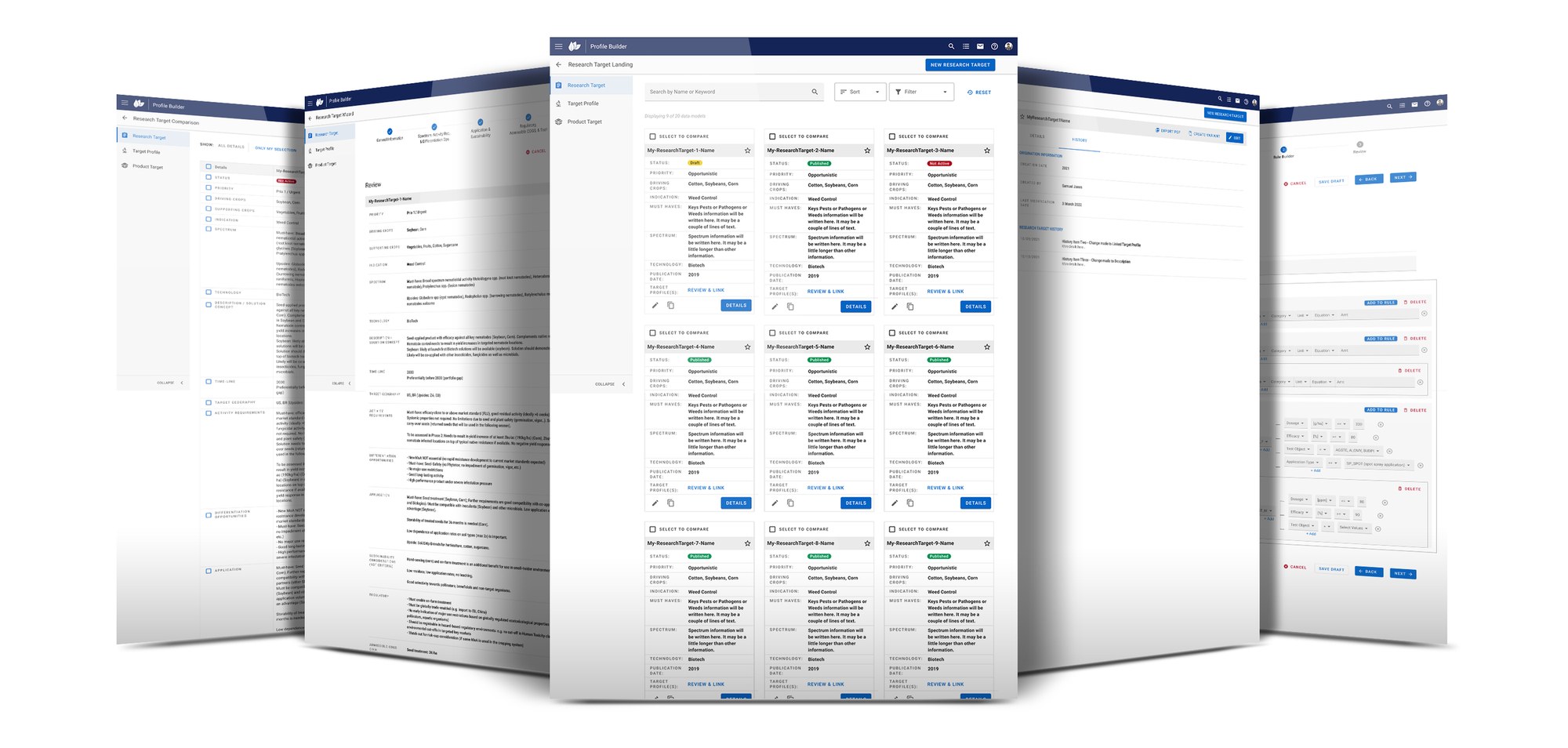UI design mockup