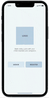 Prototype testing: sign in screen