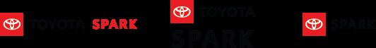 Final Toyota Spark logo explorations